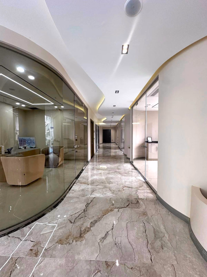 Clinic reception corridor