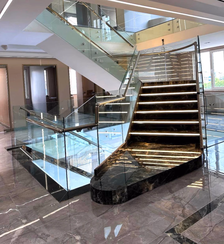Staircase inside the clinic